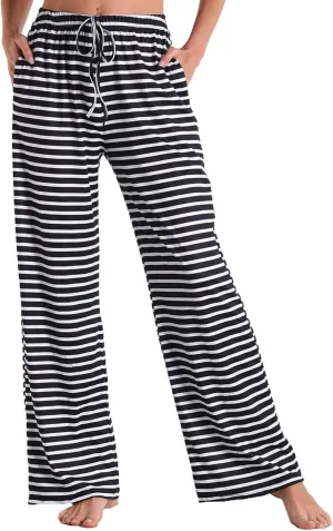 X-Image Women Comfy Casual Pajama Pants with Pockets & Drawstring