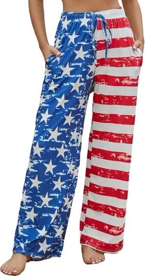 X-Image Women Comfy Casual Pajama Pants with Pockets & Drawstring