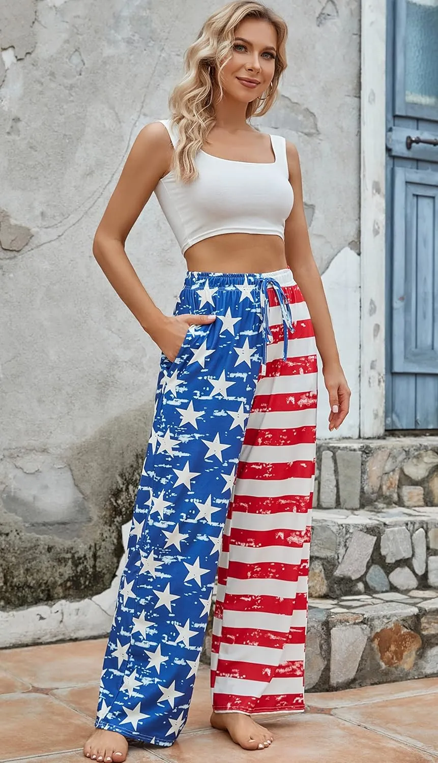 X-Image Women Comfy Casual Pajama Pants with Pockets & Drawstring