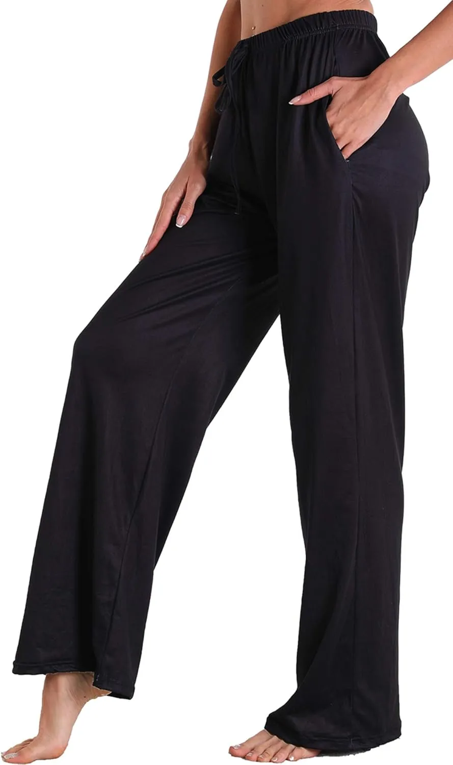X-Image Women Comfy Casual Pajama Pants with Pockets & Drawstring