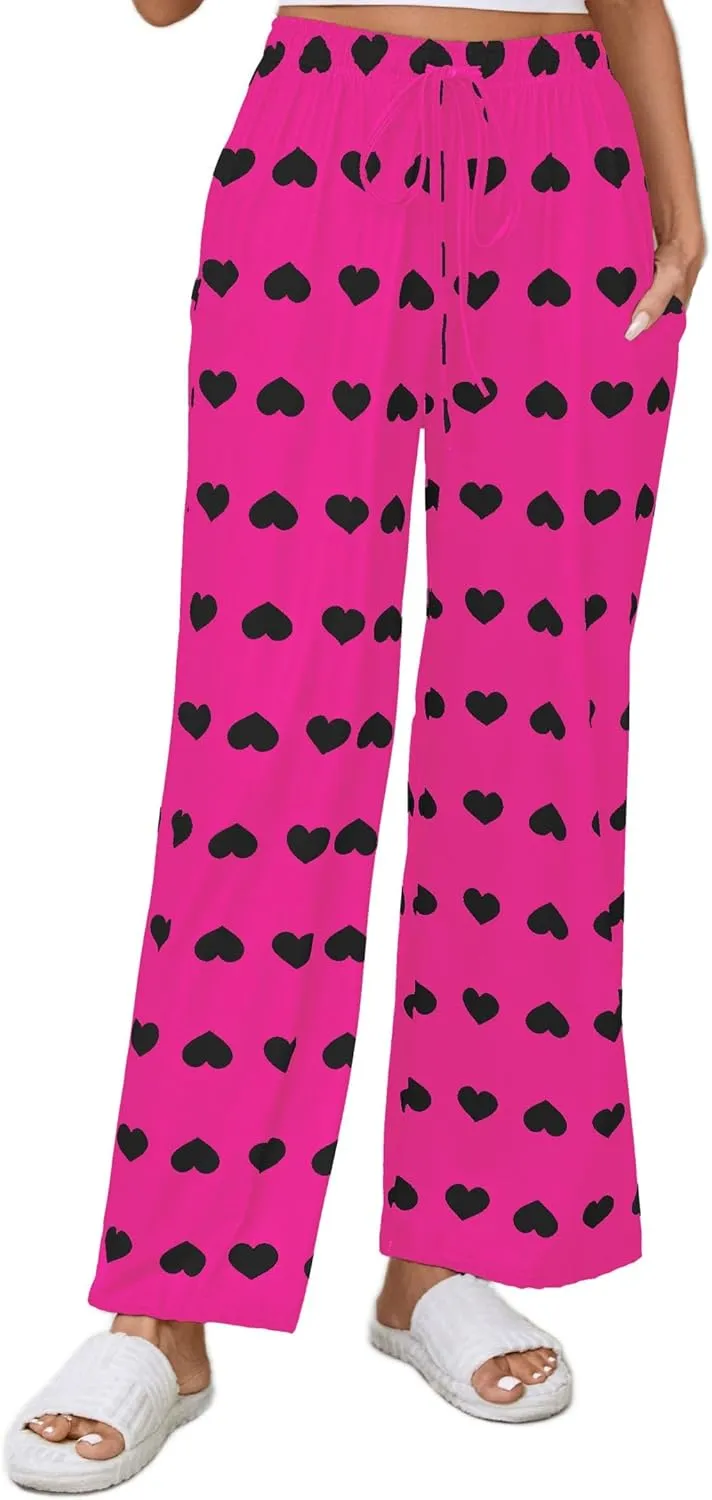 X-Image Women Comfy Casual Pajama Pants with Pockets & Drawstring