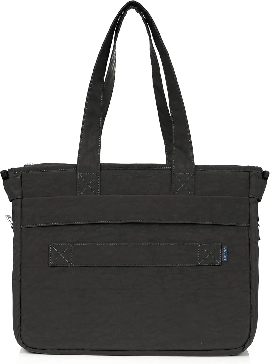 ZIMEGO Stylish Casual Business Laptop Tote Bag  Durable Travel Crossbody Shoulder Bag