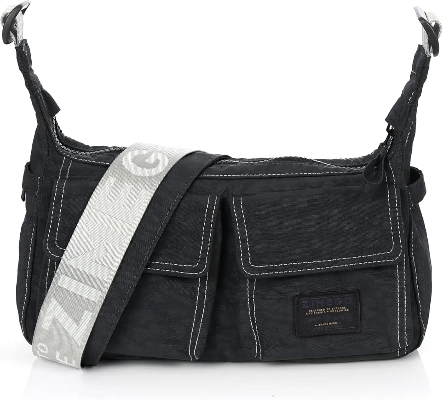 ZIMEGO Women's Cute Shoulder Bag  Stylish Everyday Satchel and Hobo Handbag