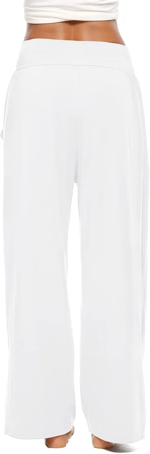 ZJCT Womens Yoga Sweatpants Comfy Loose Casual Wide Leg Lounge Joggers Pants with Pockets
